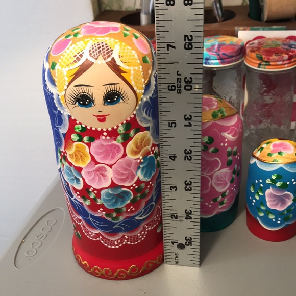 Russian Nesting Dolls Matryoshka (7 piece set) wooden hand painted - Picture 16 of 16